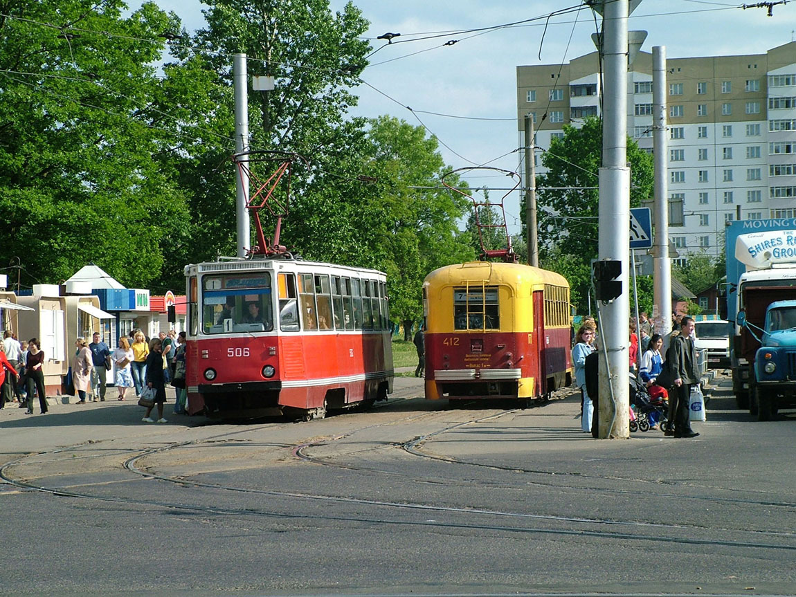 Витебск, 71-605А № 506; Витебск, РВЗ-6М2 № 412