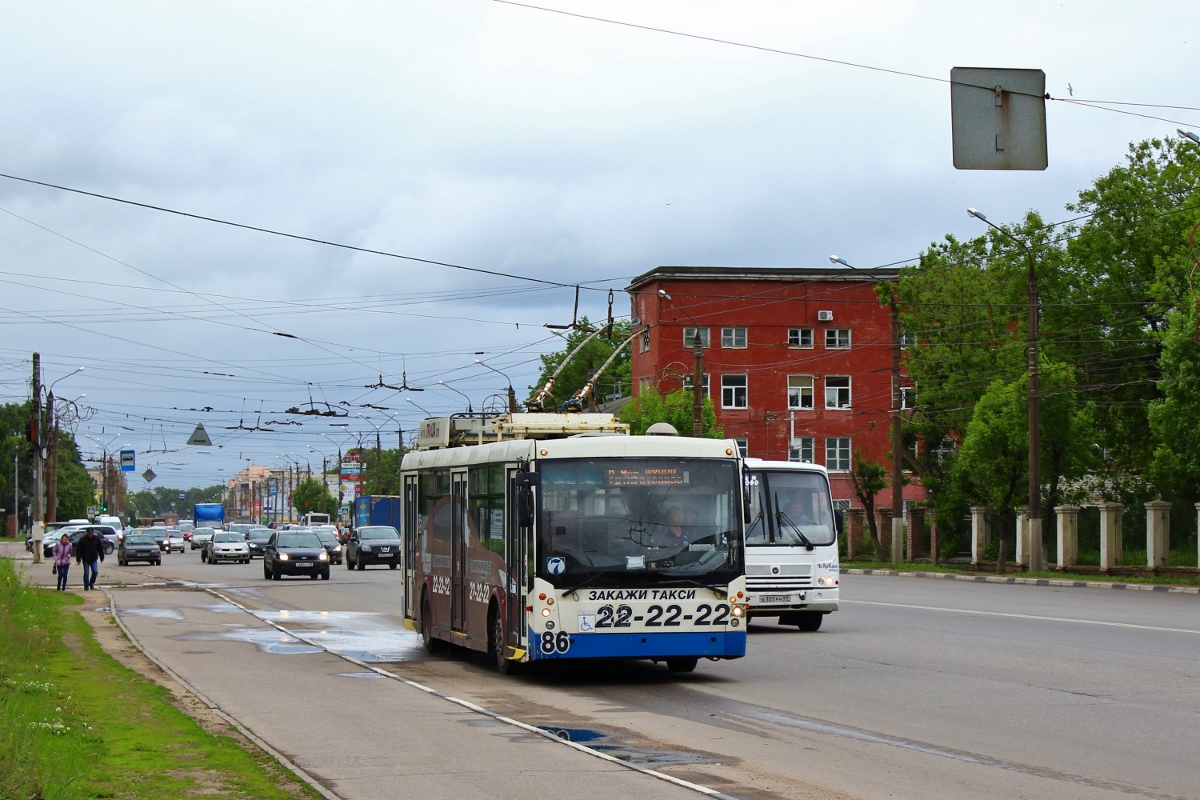 Tver, Trolza-5265.00 “Megapolis” № 86; Tver — Trolleybus lines: Proletarsky district