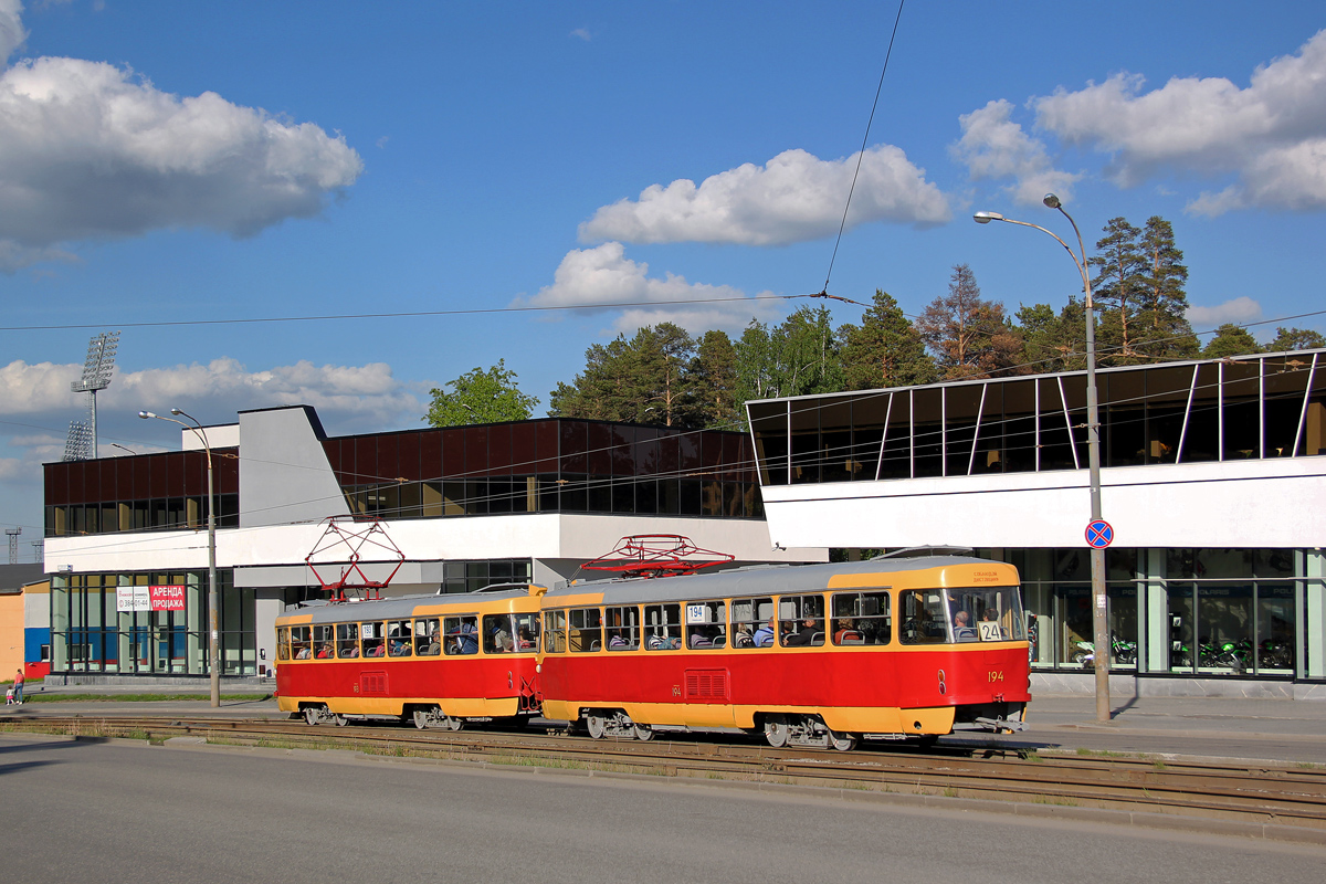 Екатеринбург, Tatra T3SU № 193; Екатеринбург, Tatra T3SU № 194