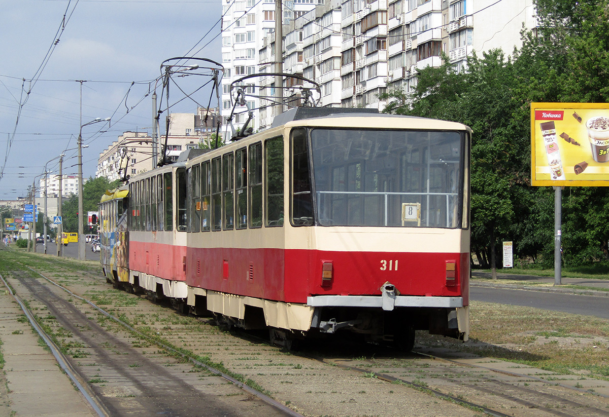 Киев, Tatra T6B5SU № 311