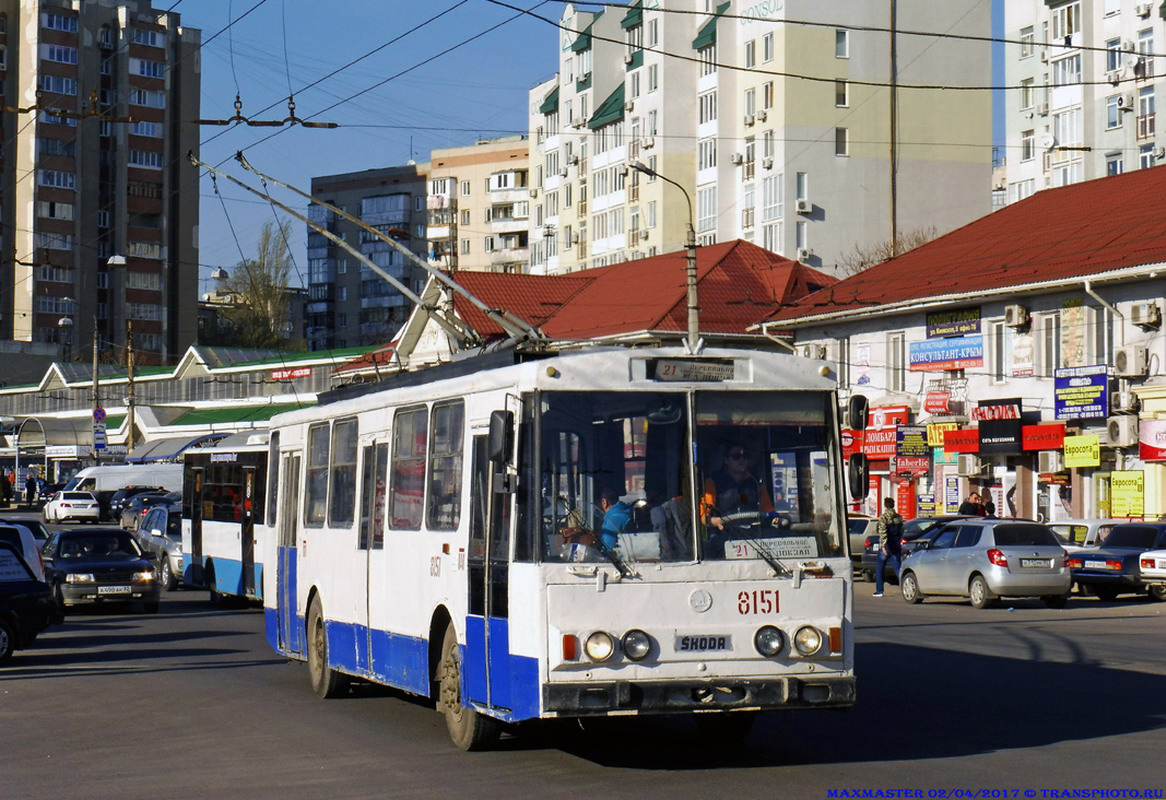 Крымский троллейбус, Škoda 14Tr11/6 № 8151