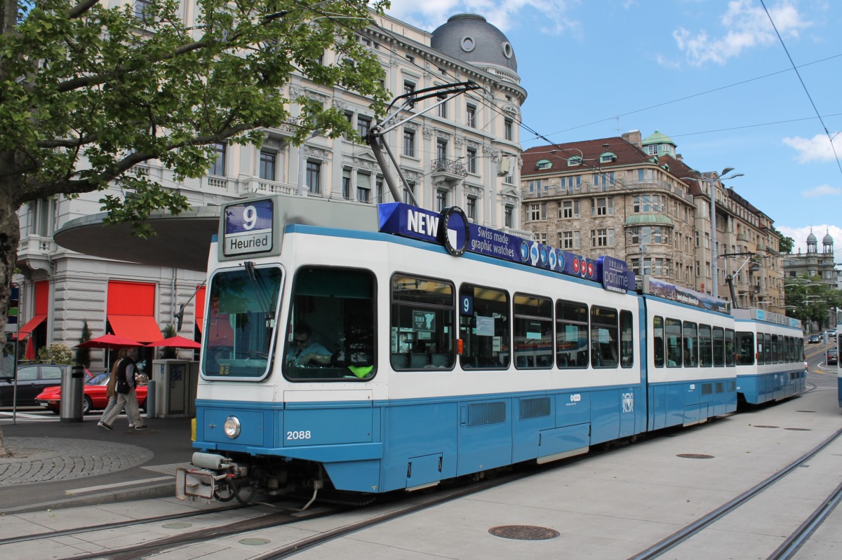 Цюрих, SWP/SIG/BBC Be 4/6 "Tram 2000" № 2088