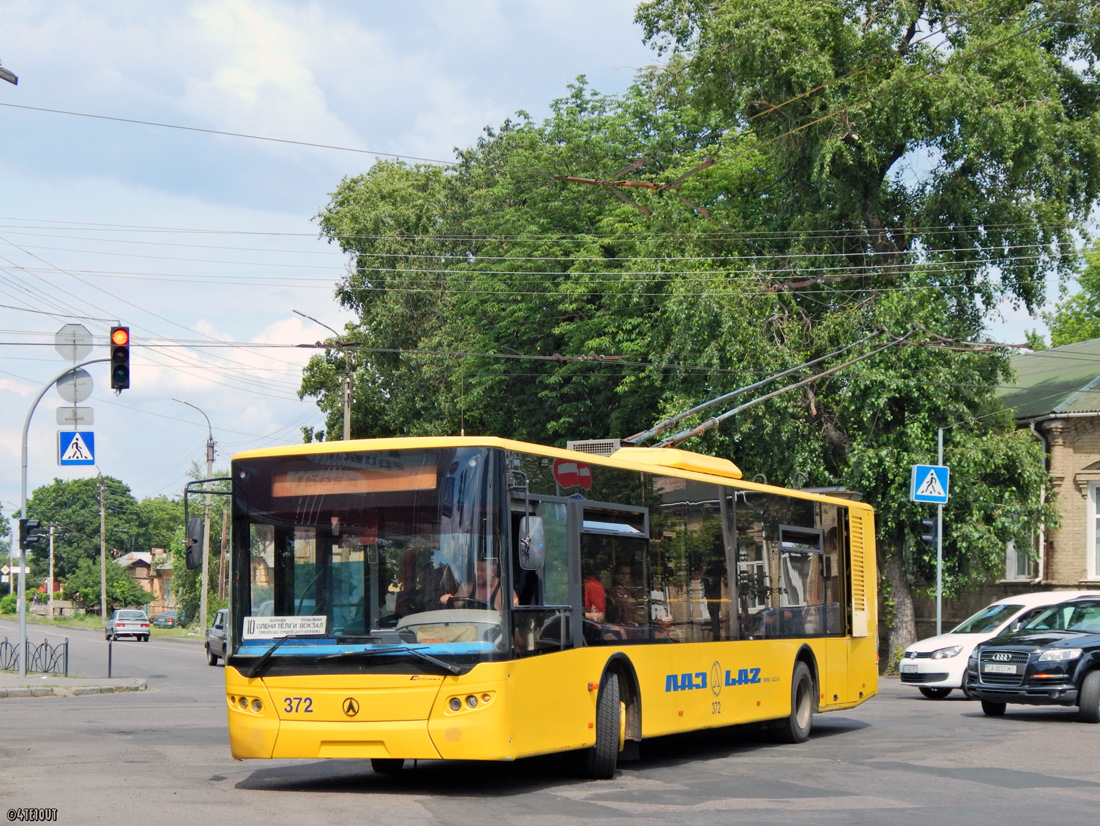 Черкассы, ЛАЗ E183D1 № 372