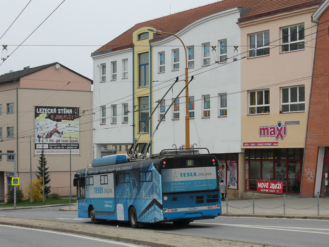 Jihlava, Škoda 26Tr Solaris III № 90