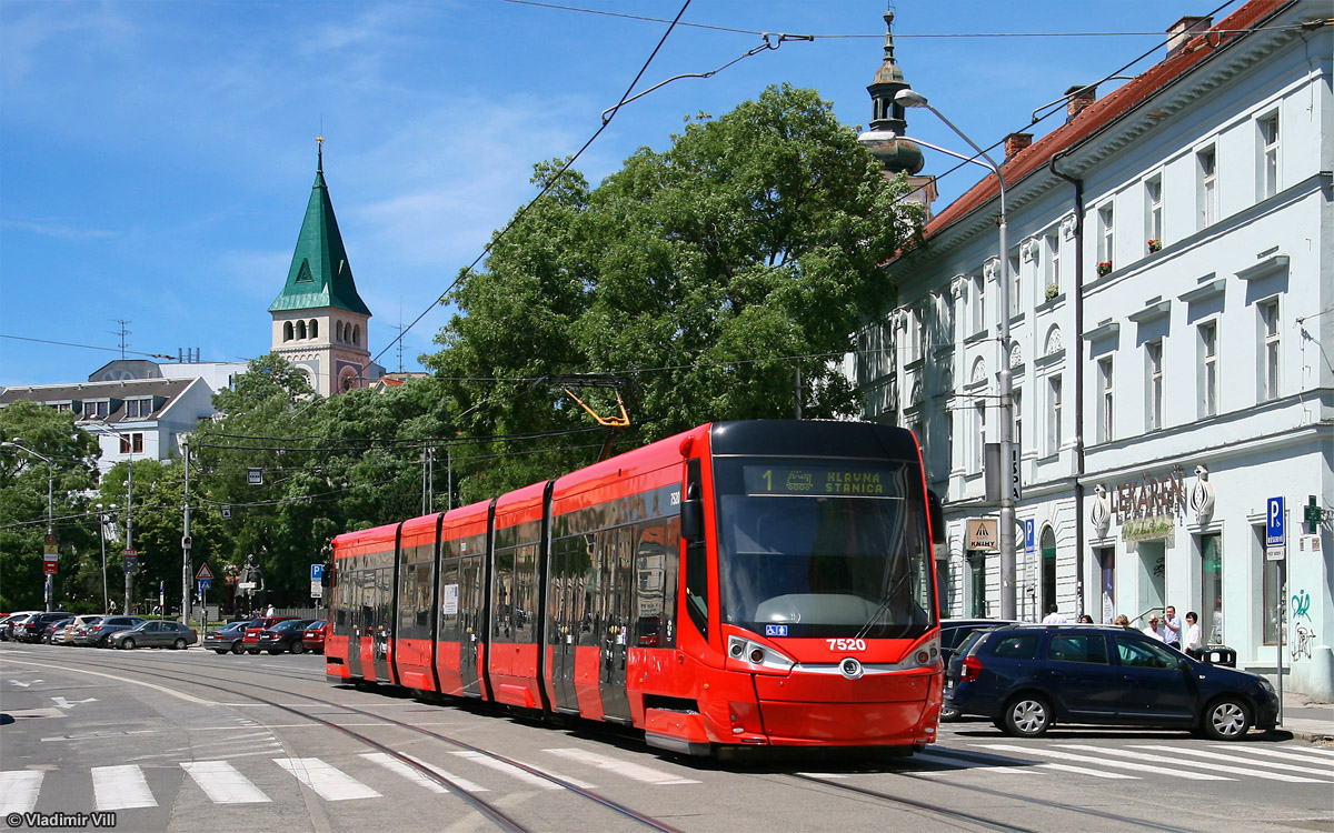 Братислава, Škoda 30T ForCity Plus № 7520