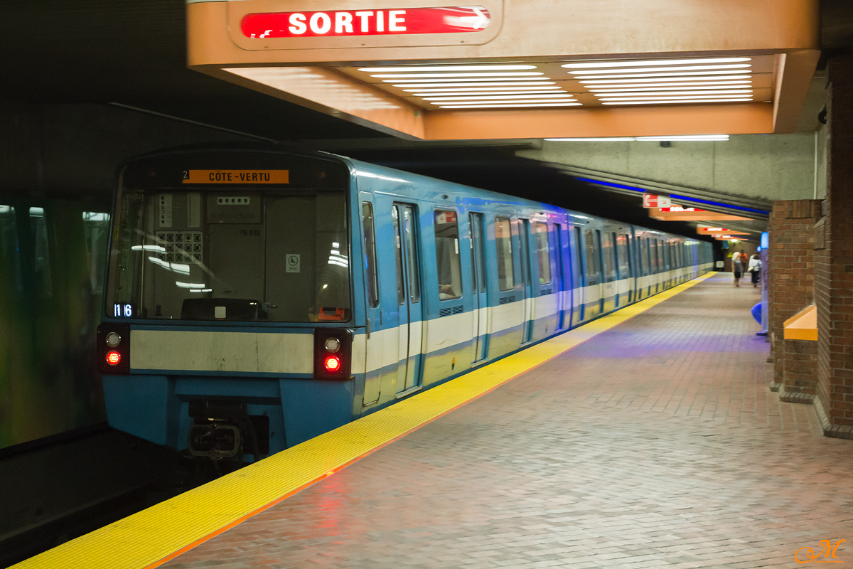 Монреаль, Bombardier MR-73 моторный № 79-612; Монреаль — Métro de Montréal -> Ligne orange