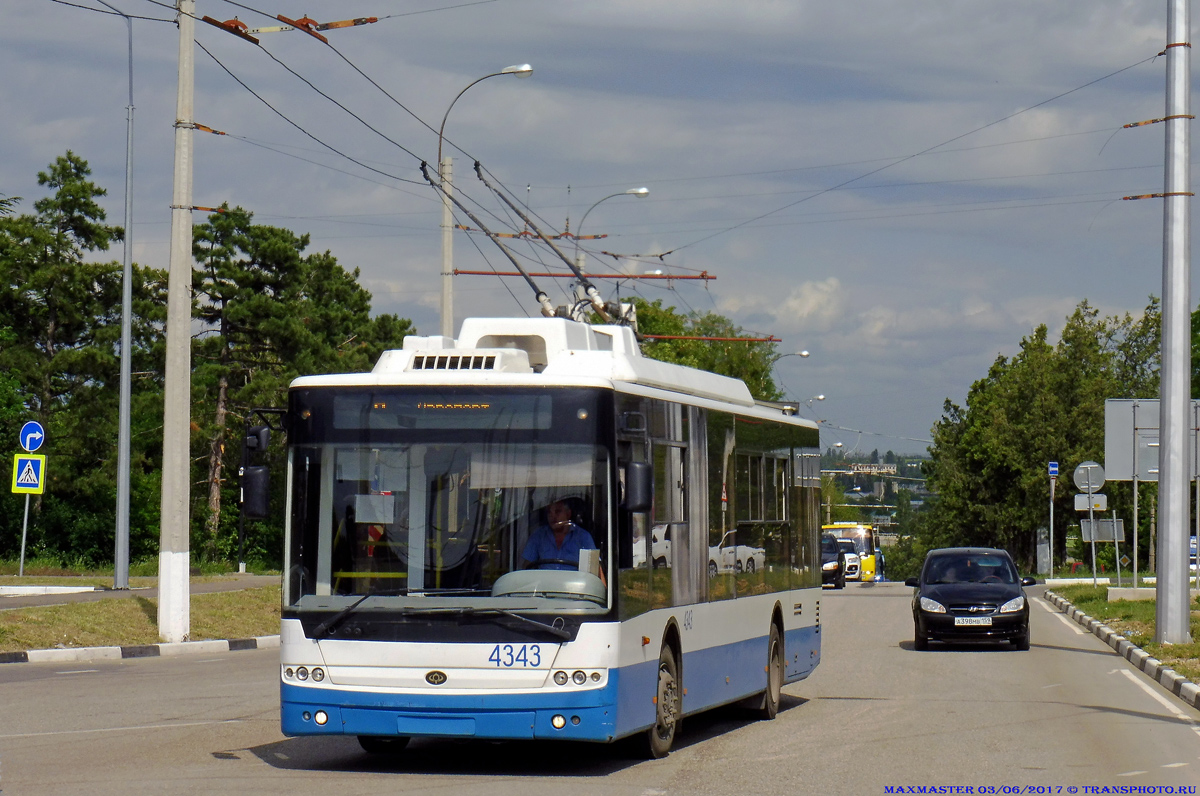 Крымский троллейбус, Богдан Т70110 № 4343