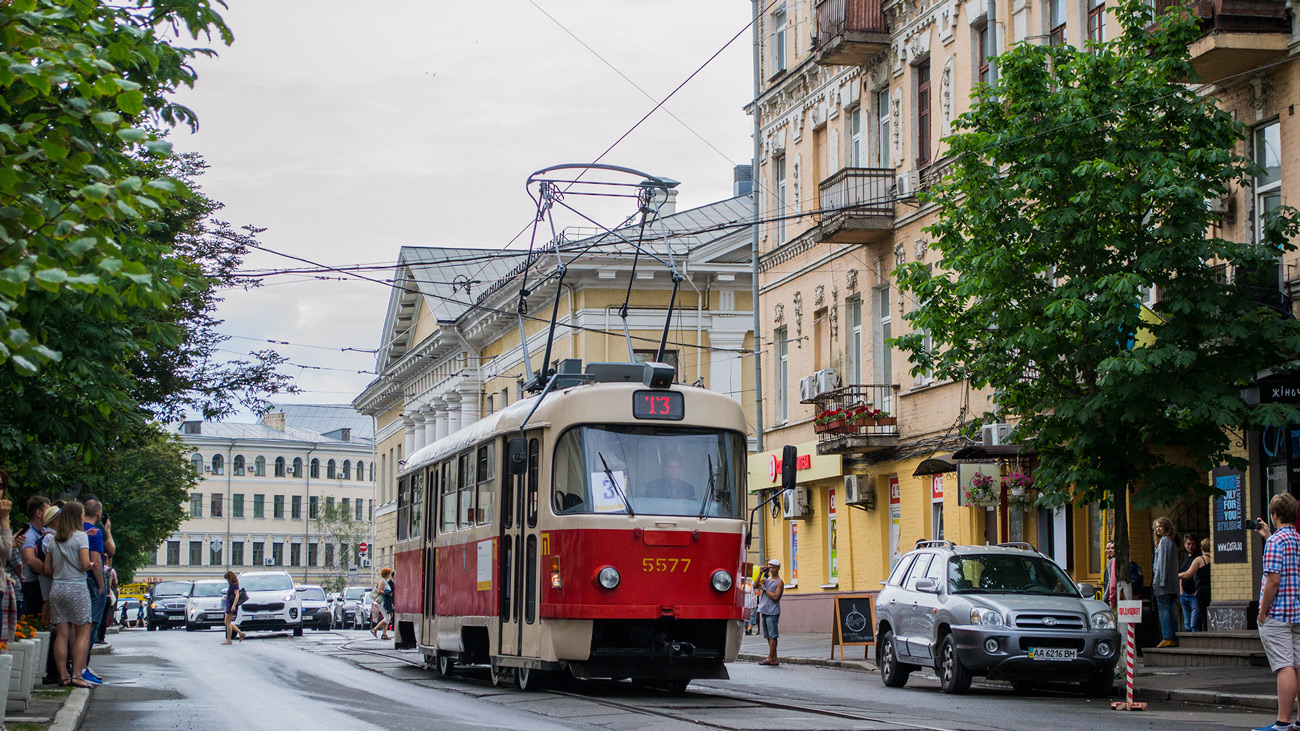 Киев, Tatra T3SUCS № 5577; Киев — Парад трамваев 17.06.2017