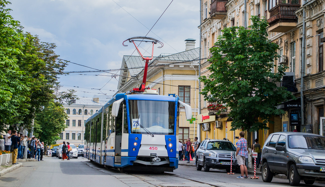 Киев, 71-154М-К № 450; Киев — Парад трамваев 17.06.2017