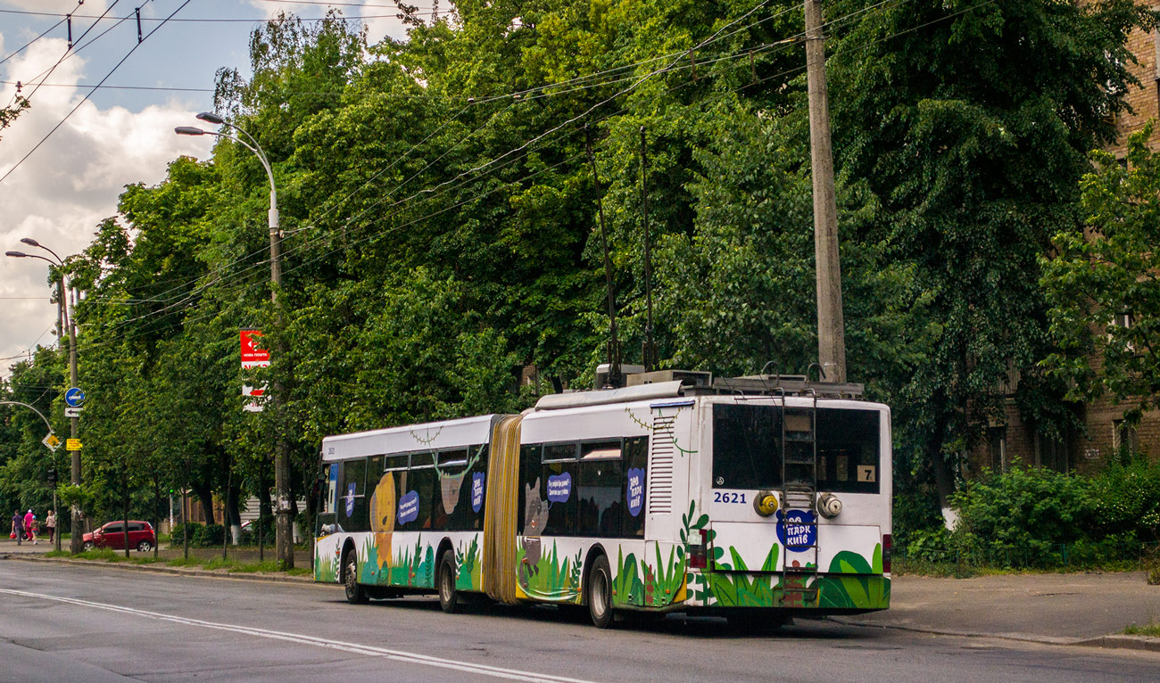 Киев, ЛАЗ E301D1 № 2621