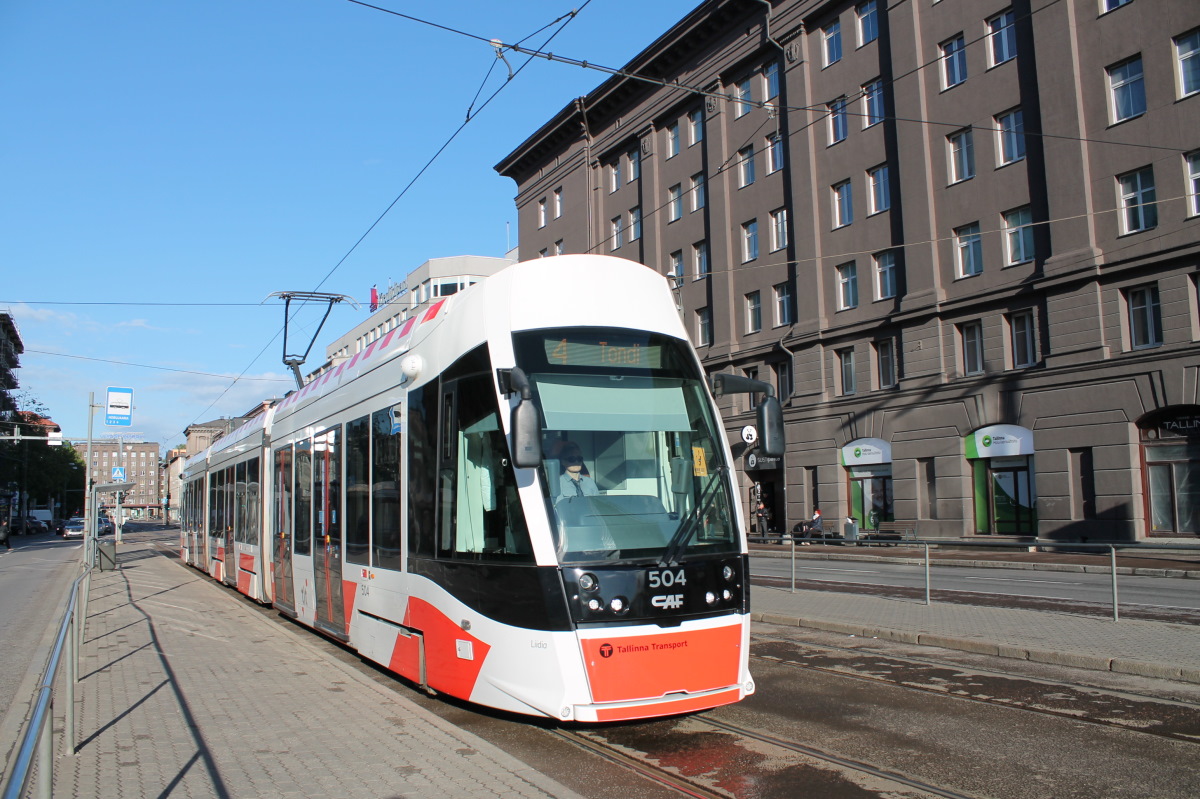 Таллин, CAF Urbos AXL № 504