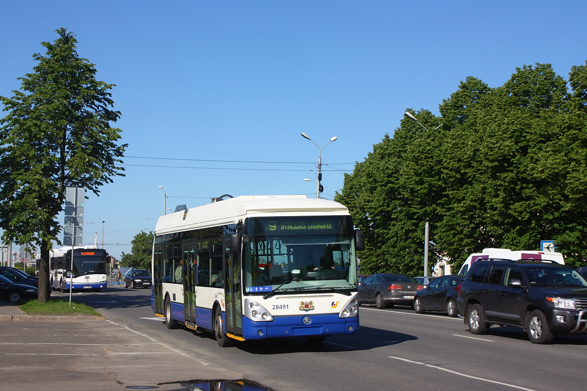 Рига, Škoda 24Tr Irisbus Citelis № 28491