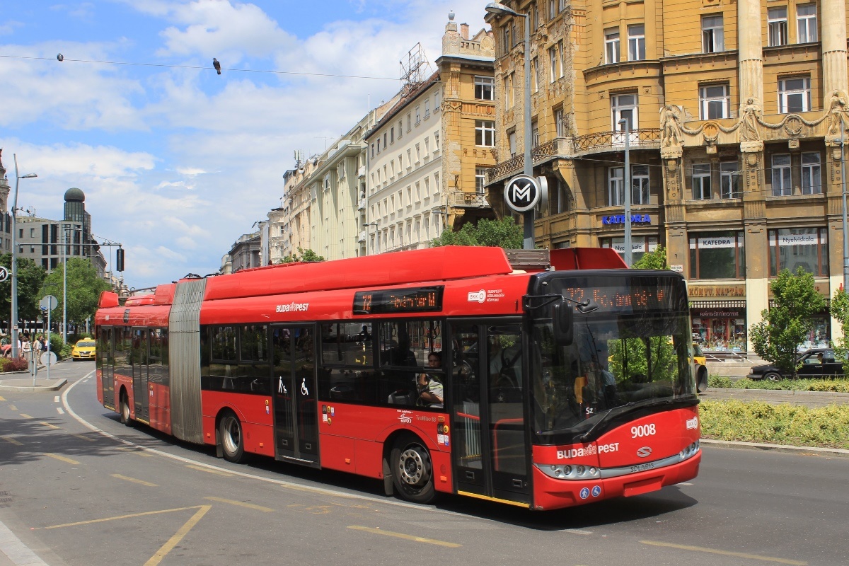 Будапешт, Solaris Trollino III 18 Škoda № 9008