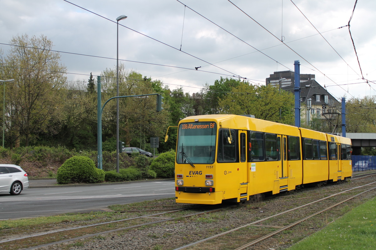 Эссен – Мюльхайм-ан-дер-Рур, Duewag M8C № 1151