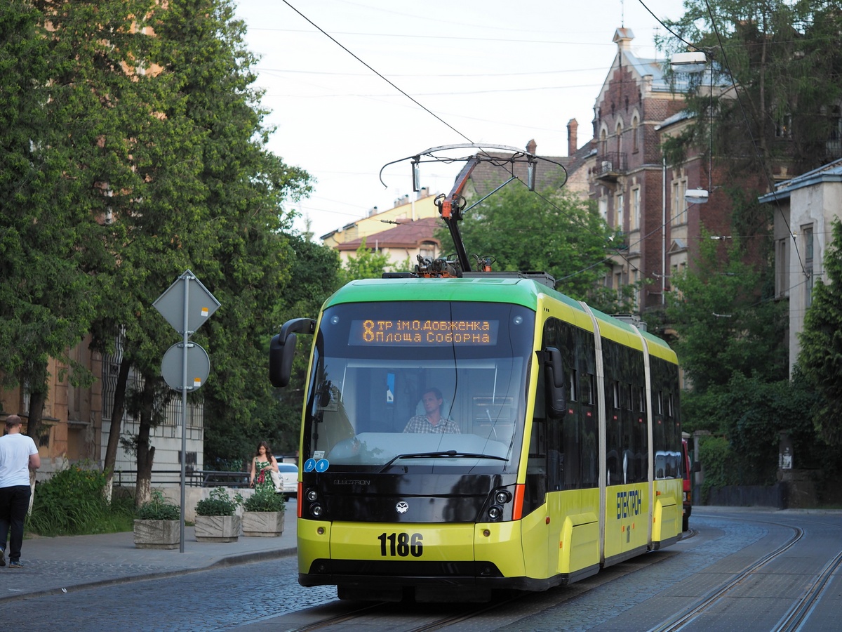 Львов, Electron T3L44 № 1186