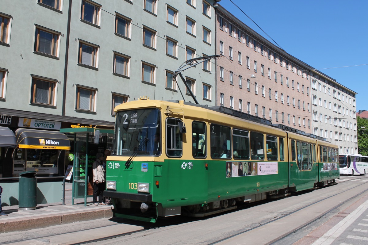 Хельсинки — Эспоо, Valmet MLNRV2 № 103