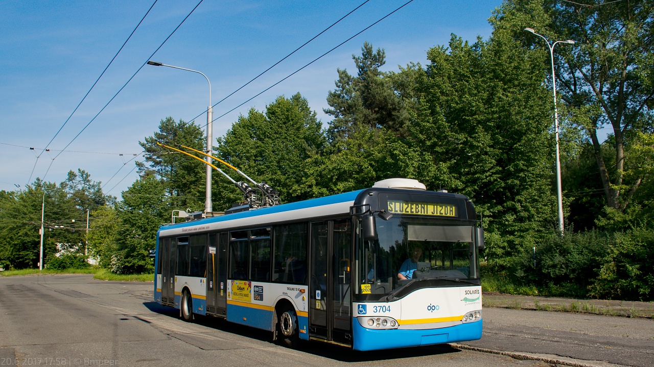 Острава, Solaris Trollino II 12 AC № 3704