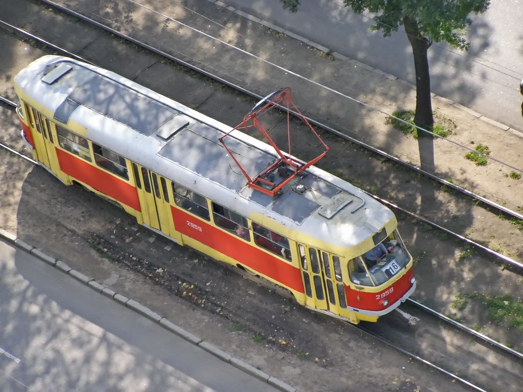 Одесса, Tatra T3SU № 2959; Одесса — Электротранспорт Одессы с высоты