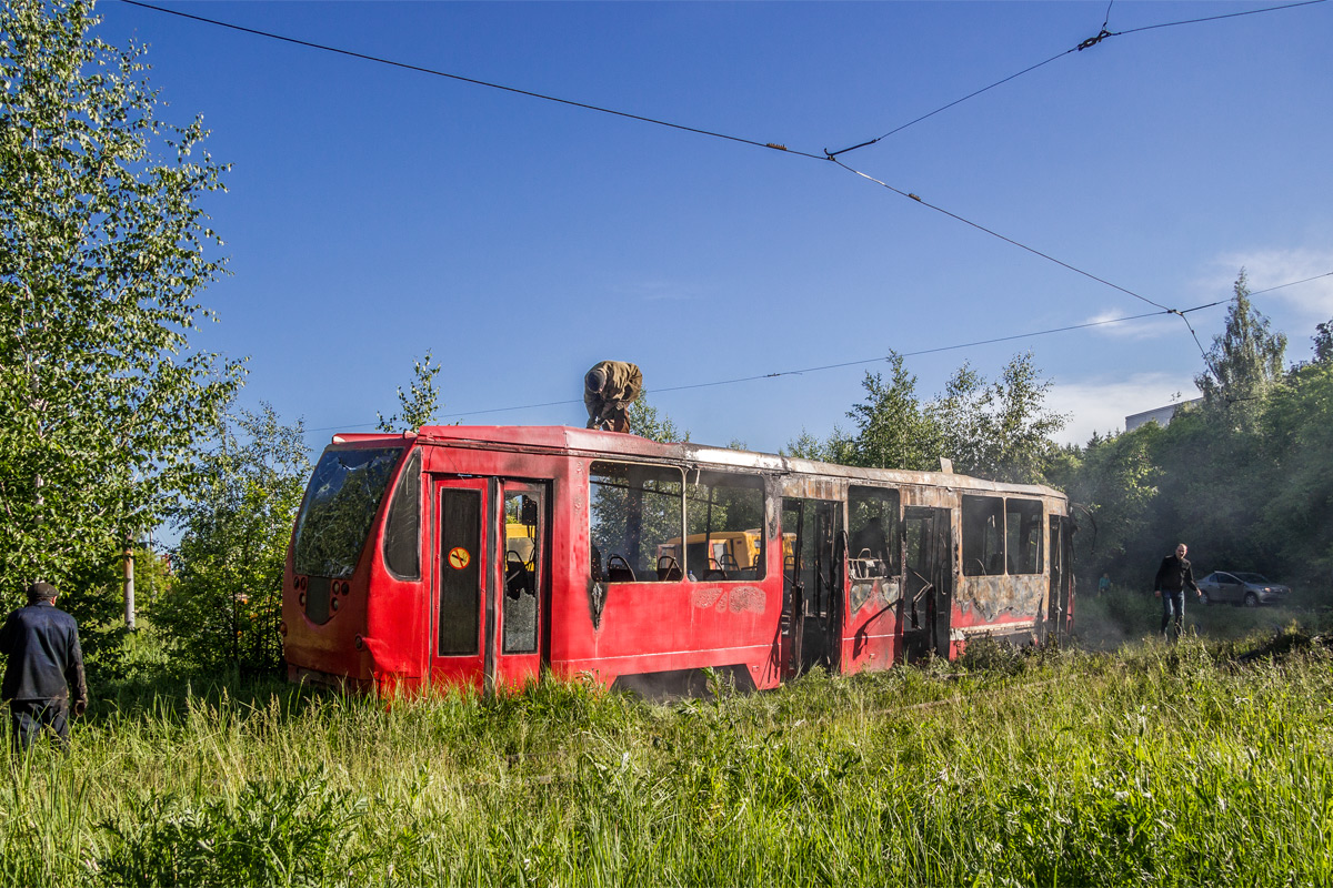 Казань, 71-134АЭ (ЛМ-99АЭ) № 1201; Казань — Пожары