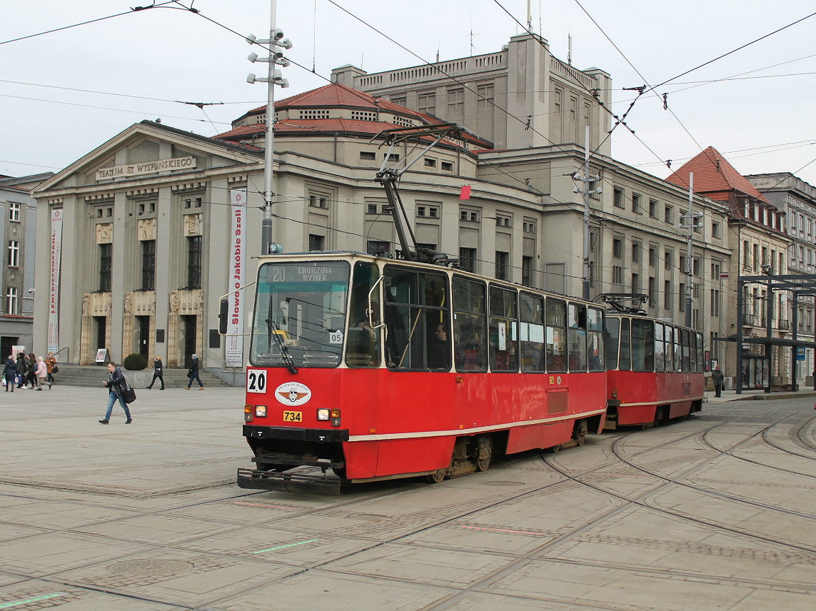 Верхнесилезская агломерация, Konstal 105Na № 734
