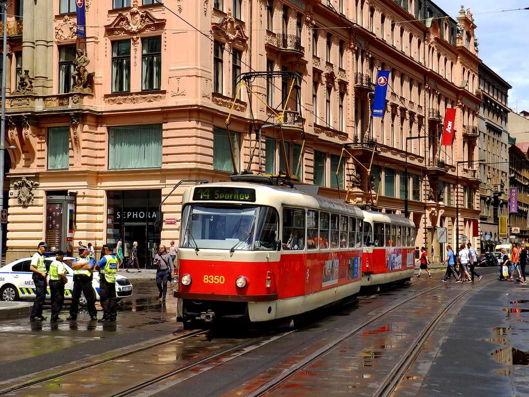 Прага, Tatra T3R.P № 8350