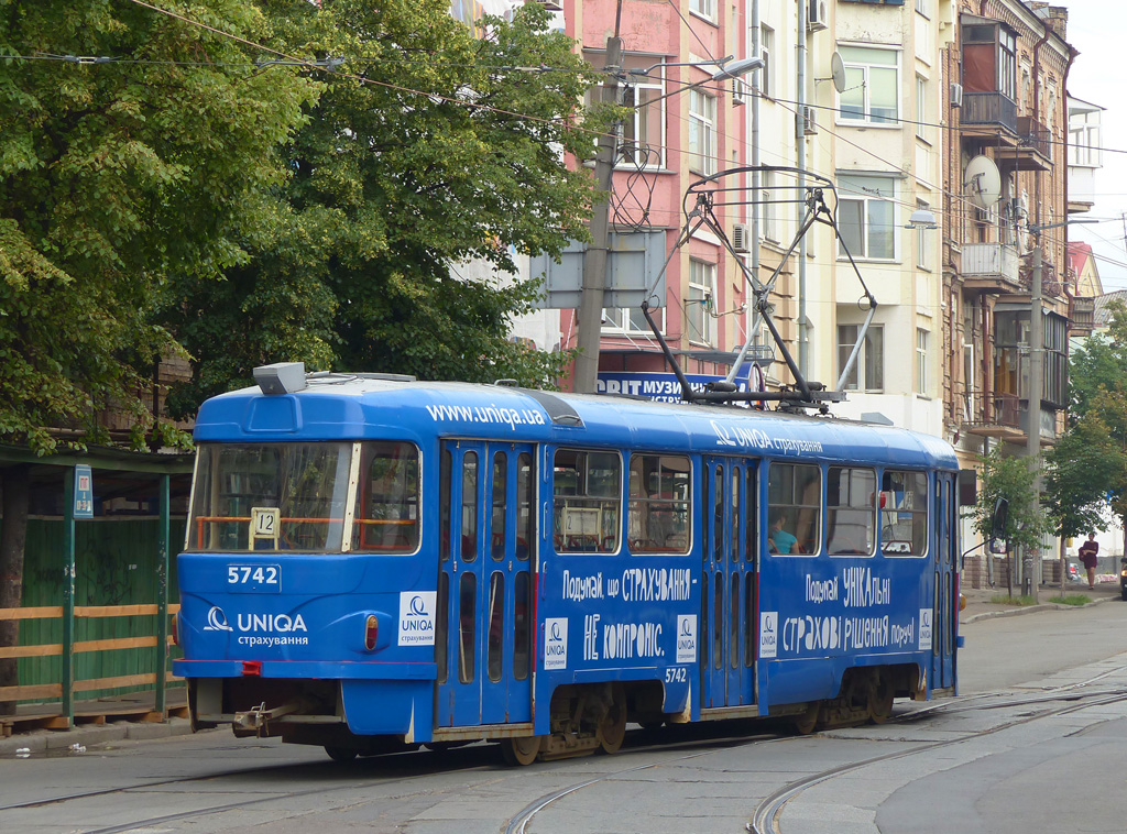 Киев, Tatra T3SU № 5742