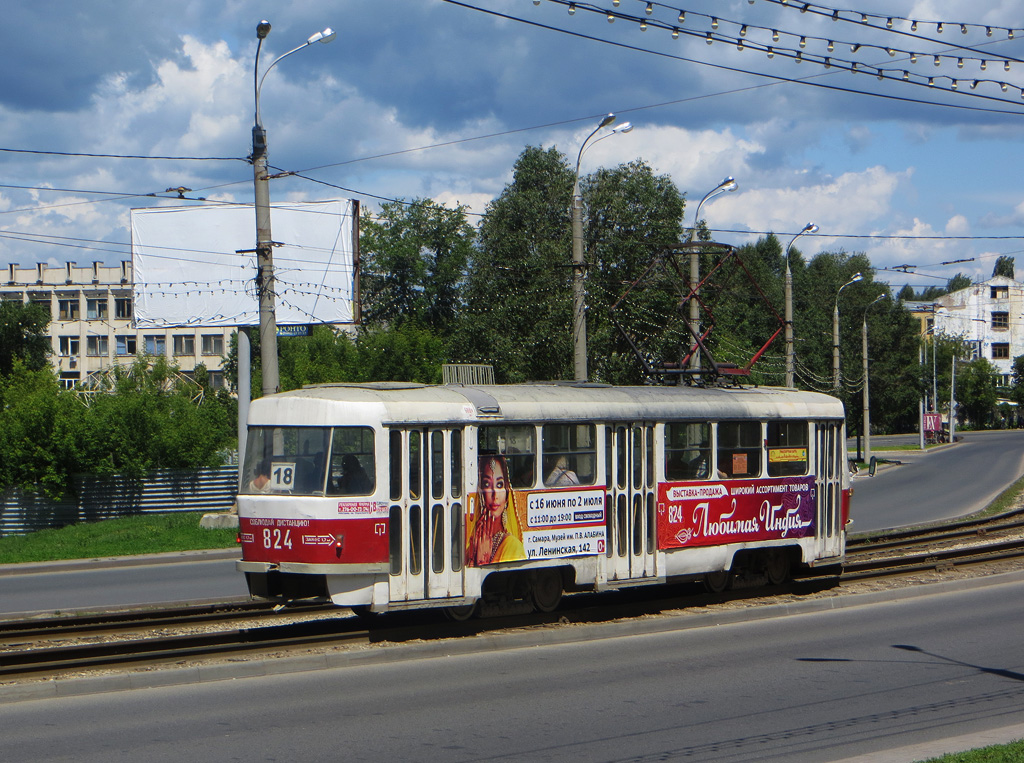 Самара, Tatra T3SU № 824