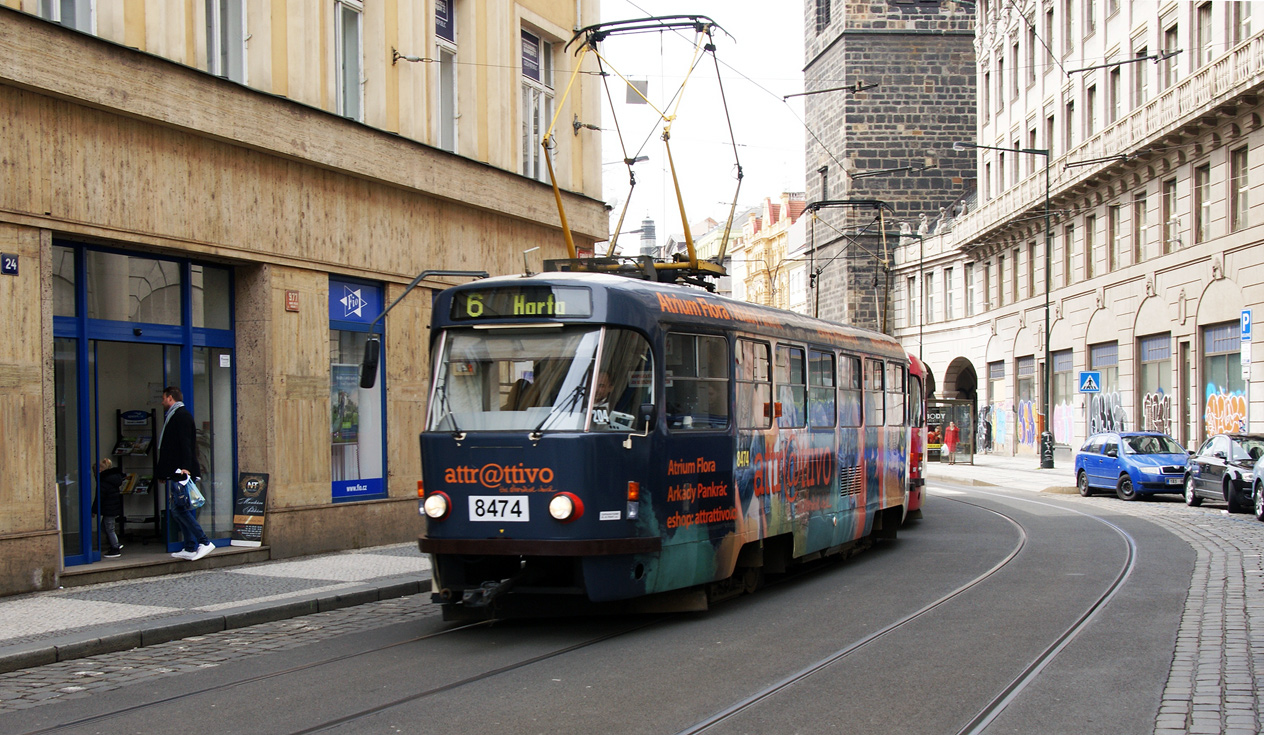 Прага, Tatra T3R.P № 8474 Прага, Tatra T3R.P № 8474