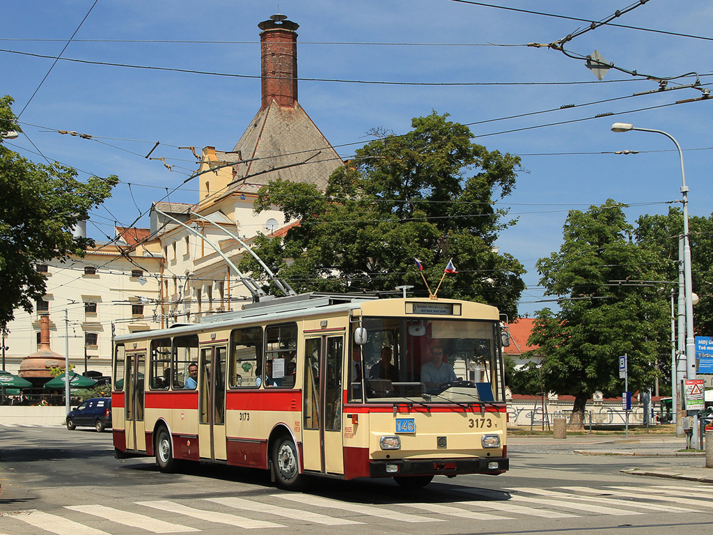 Брно, Škoda 14Tr01 № 3173; Брно — Dopravní nostalgie 2017