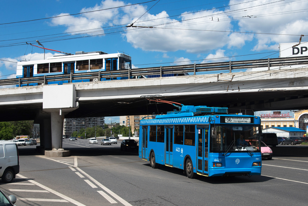 Москва, Тролза-5275.05 «Оптима» № 6423
