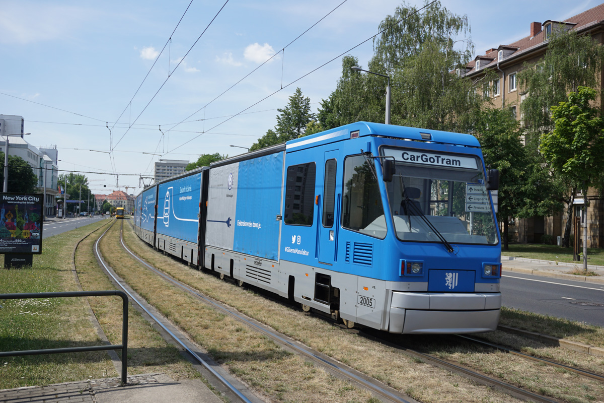Дрезден, Schalker Eisenhütte CarGoTram № 2005; Дрезден — Грузовой трамвай «CarGoTram» (2001 — 2020)
