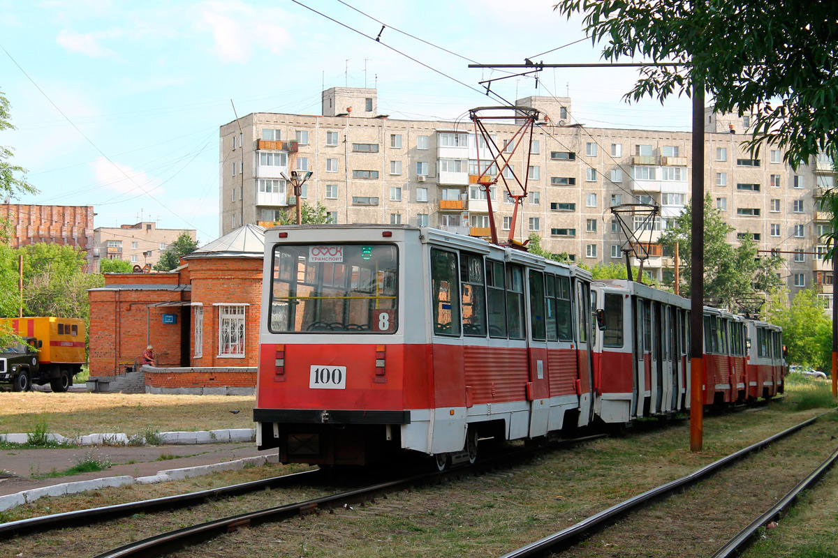 Омск, 71-605 (КТМ-5М3) № 100