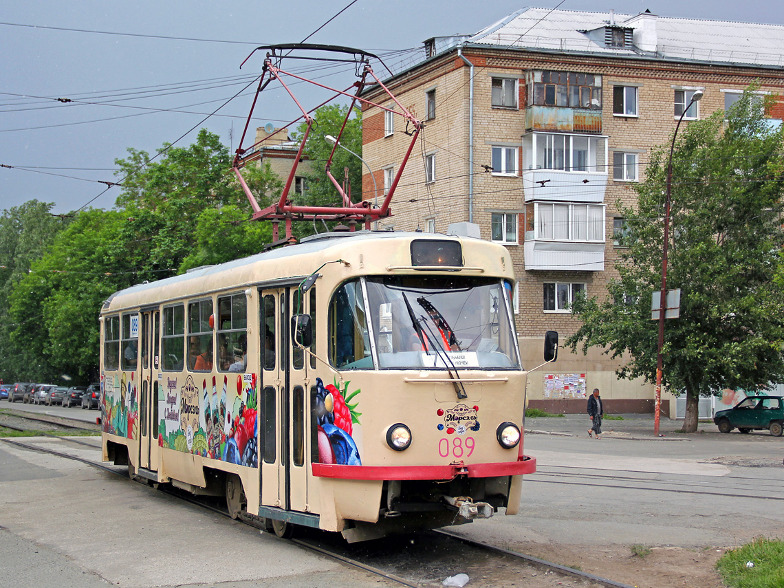 Jekaterinburga, Tatra T3SU (2-door) № 089