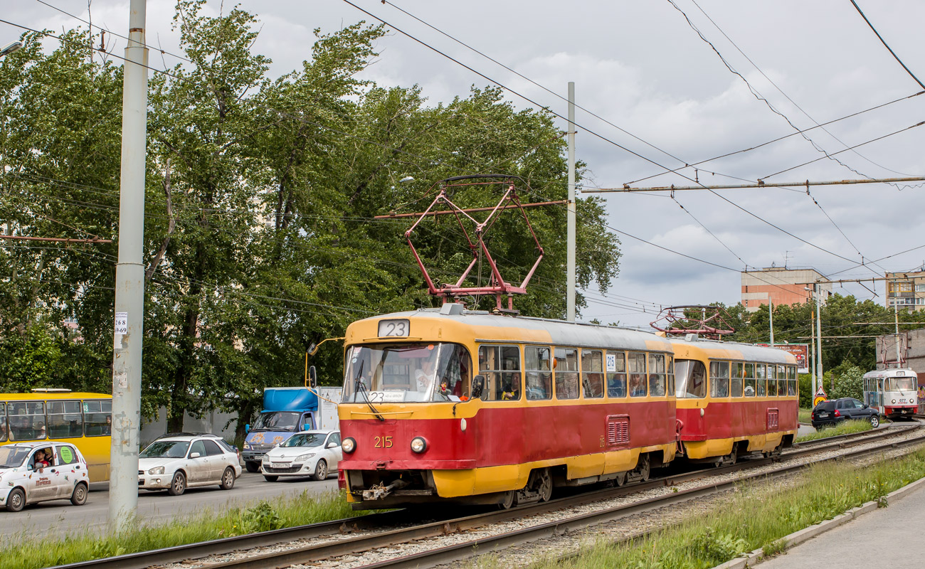 Jekaterinburg, Tatra T3SU № 215 Jekaterinburg, Tatra T3SU № 215