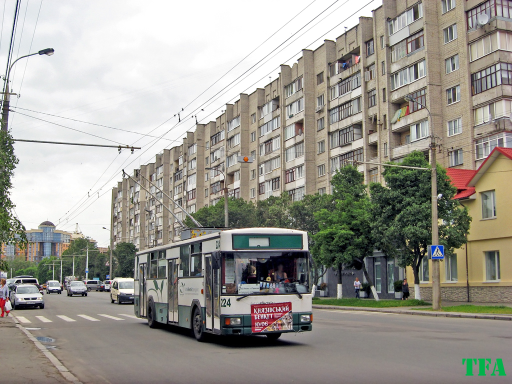 Луцк, MPK/Jelcz 120MT № 224