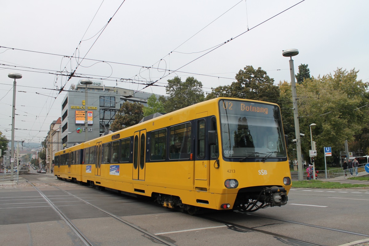 Stuttgart, Duewag DT8.S # 4213 Stuttgart, Duewag DT8.S # 4213