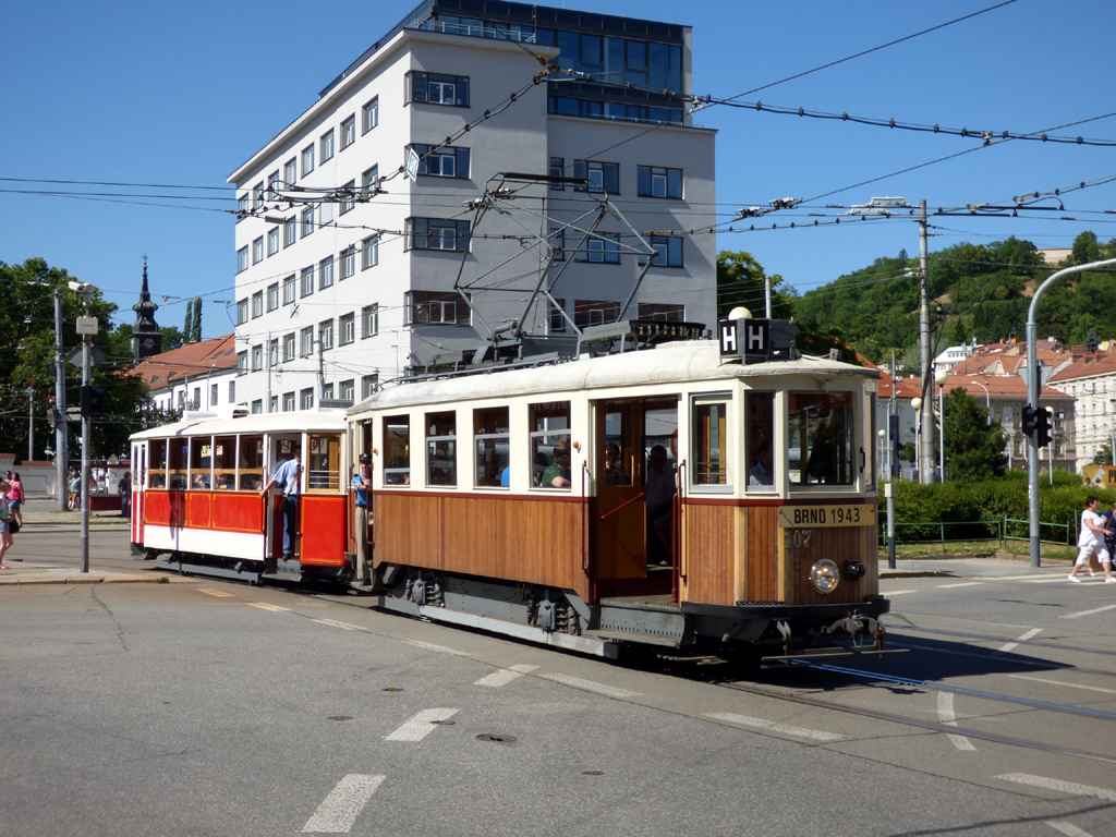 Brno, KPS mv6.3 Nr. 107; Brno — Dopravní nostalgie 2017