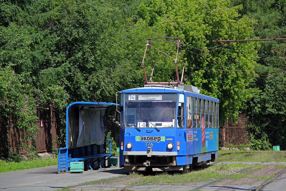 Екатеринбург, Tatra T6B5SU № 376