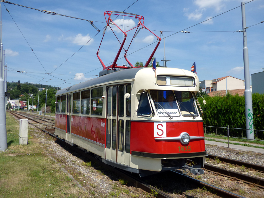 Брно, Tatra T2 № 1435; Брно — Dopravní nostalgie 2017