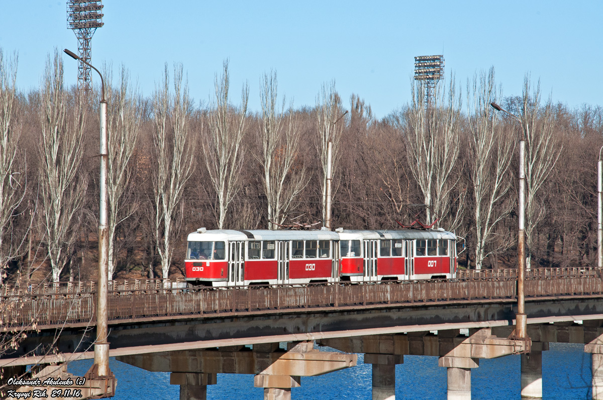 Кривой Рог, Tatra T3SU № 030; Кривой Рог, Tatra T3SU № 007