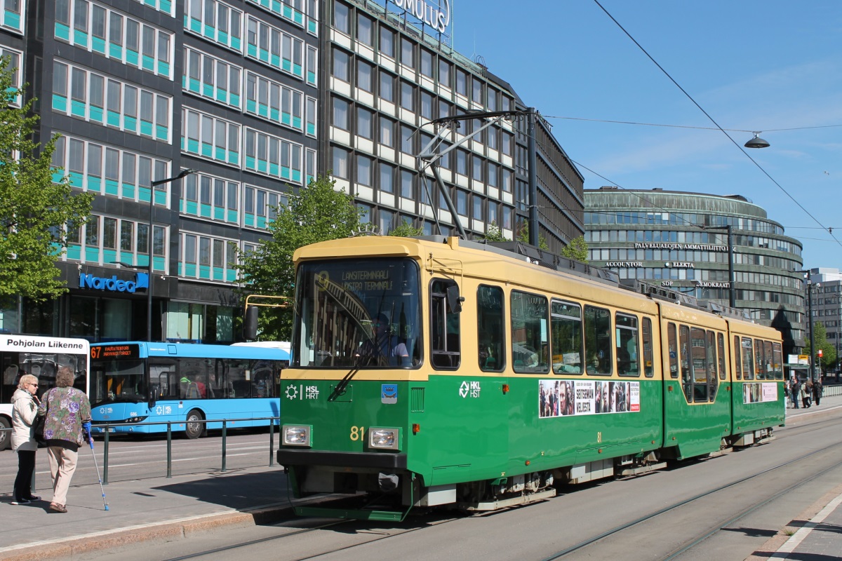 Хельсинки — Эспоо, Valmet MLNRV2 № 81