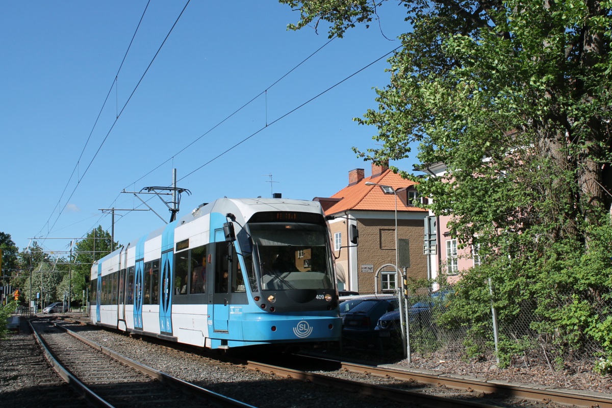 Стокгольм, Bombardier Flexity Swift № 409