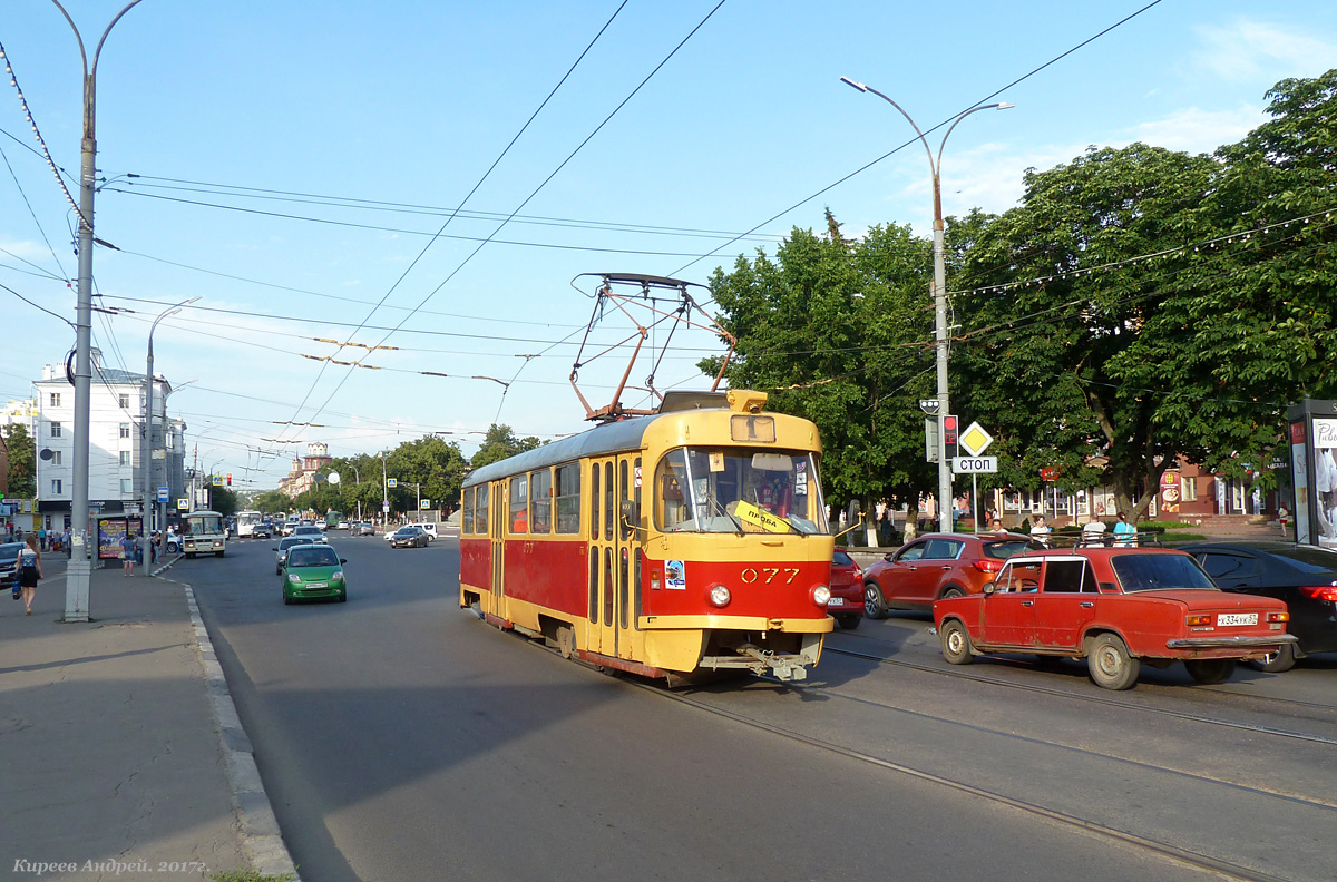 Орёл, Tatra T3SU № 077