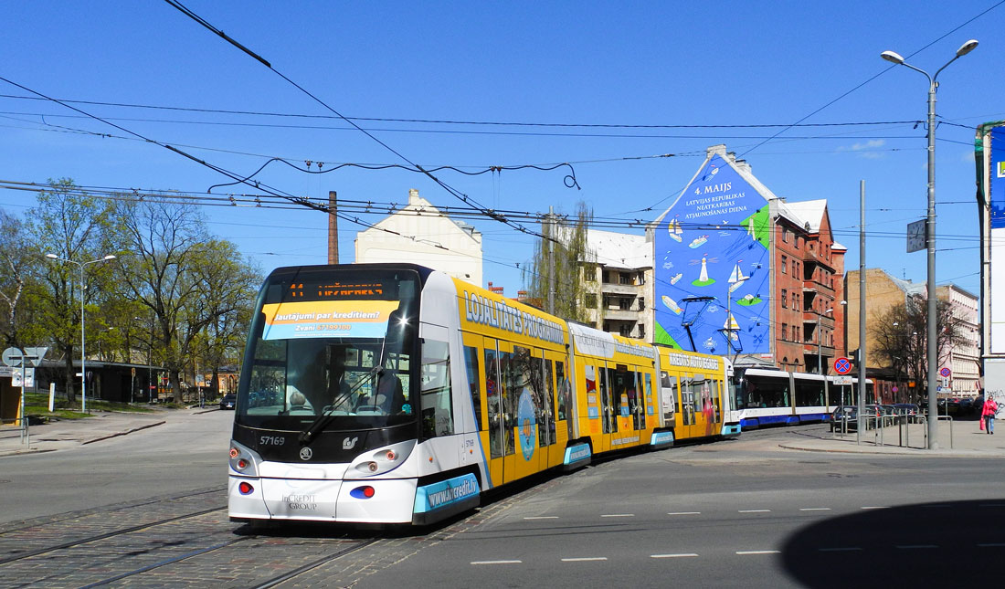 Рига, Škoda 15T ForCity Alfa Riga № 57169; Рига, Škoda 15T1 ForCity Alfa Riga № 58033