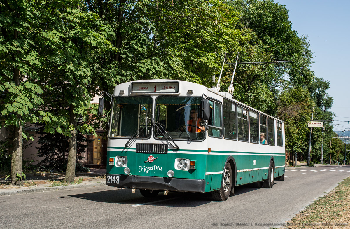 Dnipro, ZiU-682G-016 (018) Nr. 2143
