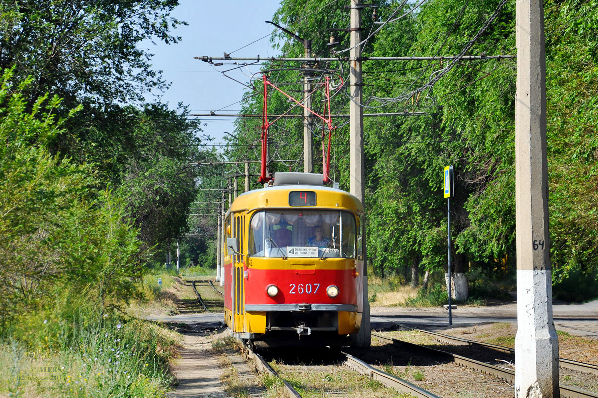 Волгоград, Tatra T3SU (двухдверная) № 2607