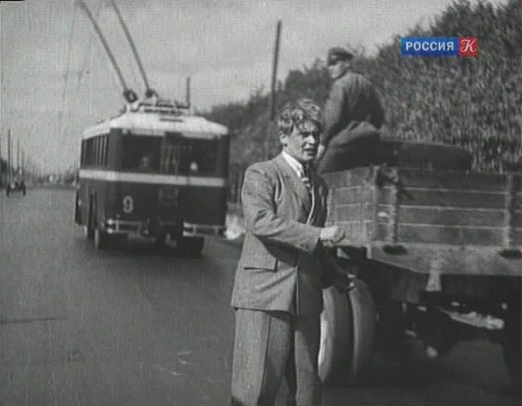 Москва, ЛК-2 № 9; Москва — Исторические фотографии — Трамвай и Троллейбус (1921-1945); Москва — Троллейбусы в кинофильмах