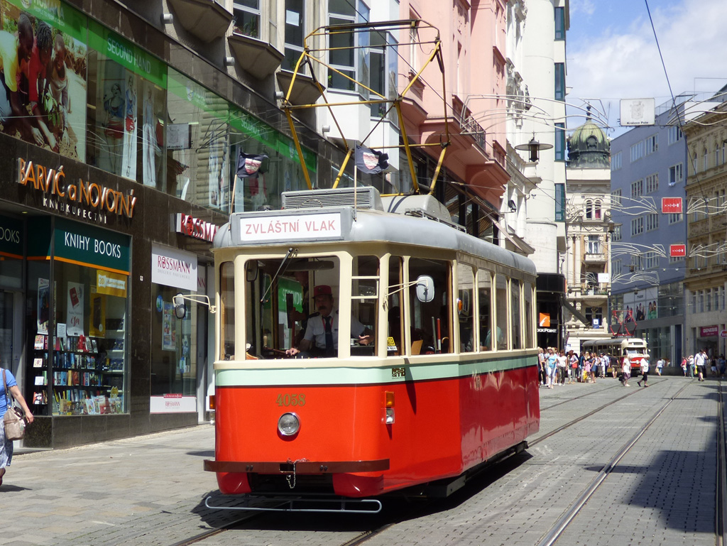 Брно, SBEPD 4MT4 № 4058; Брно — Dopravní nostalgie 2017 Брно, SBEPD 4MT4 № 4058; Брно — Dopravní nostalgie 2017