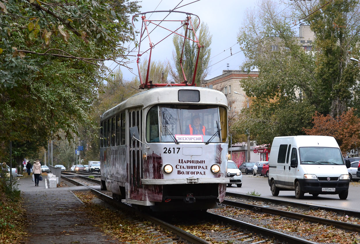 Волгоград, Tatra T3SU (двухдверная) № 2617