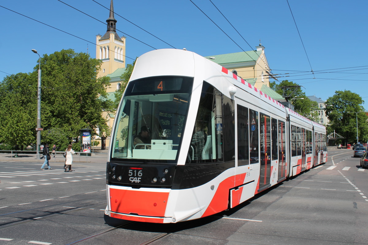 Таллин, CAF Urbos AXL № 516